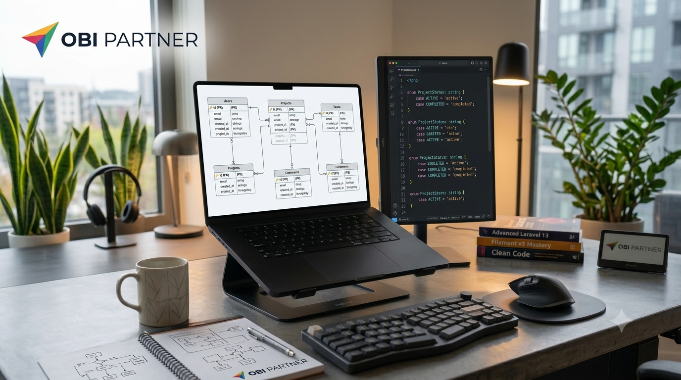 Série Laravel 13 & Filament 5 (2/8) : Architecture du domaine & Modélisation avancée